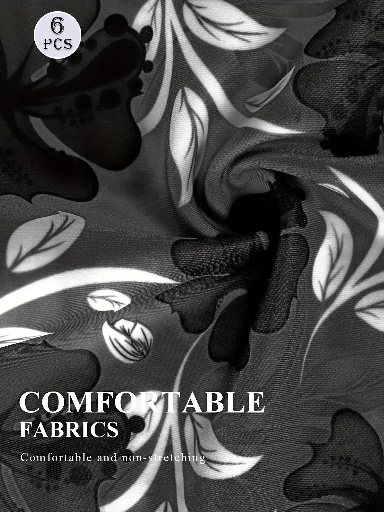 6pcs Women's Panties Triangle Panties Comfortable Shape High Waisted Breathable Skin Friendly Soft