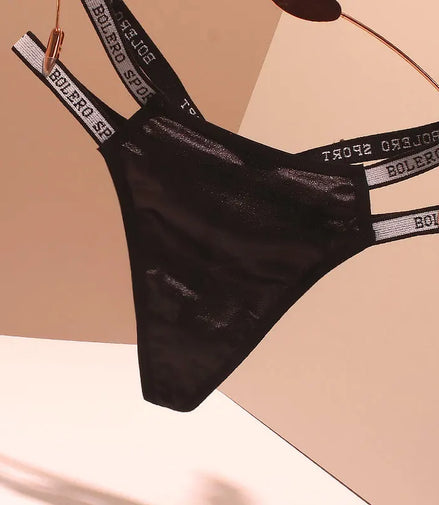 Satin Women Sexy Panties Double Thin Strap G-String Patchwork Micro Thong Sexy Lingerie High-Rise Underpant женское нижнее белье