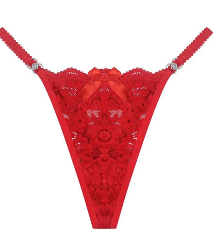 1pcs Lace Women Panties Floral Sexy Underwear Women Thongs Sexy G-String Low-Waist Female Underpants Perspective Lingerie